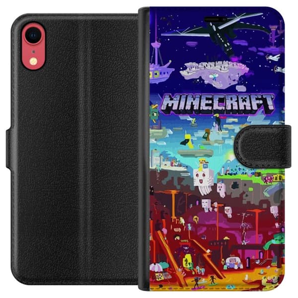 Kompatibelt Lommeboketui til Apple iPhone XR MineCraft