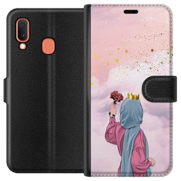 Kompatibelt Plånboksfodral till Samsung Galaxy A20e Hijab