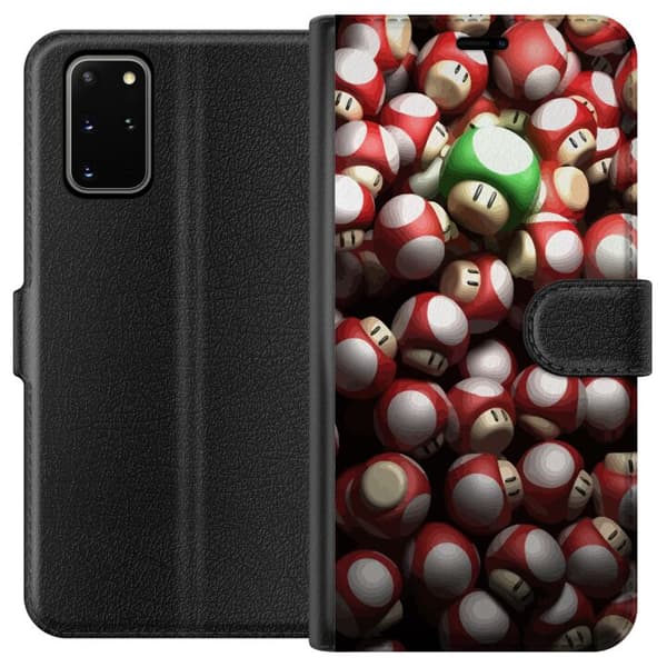 Kompatibelt Plånboksfodral till Samsung Galaxy S20+ Super Mario Bros