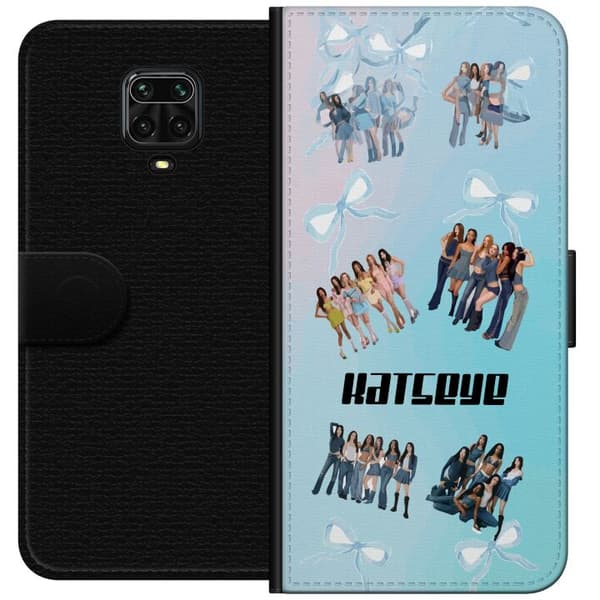 Yhteensopiva Lompakkokotelo Xiaomi Redmi Note 9S KATSEYE blå gruppcollage