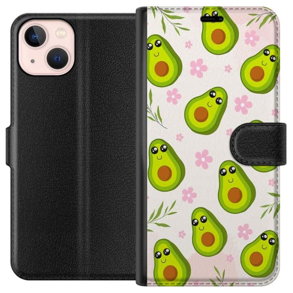 Kompatibelt Plånboksfodral till Apple iPhone 13 mini Avokado