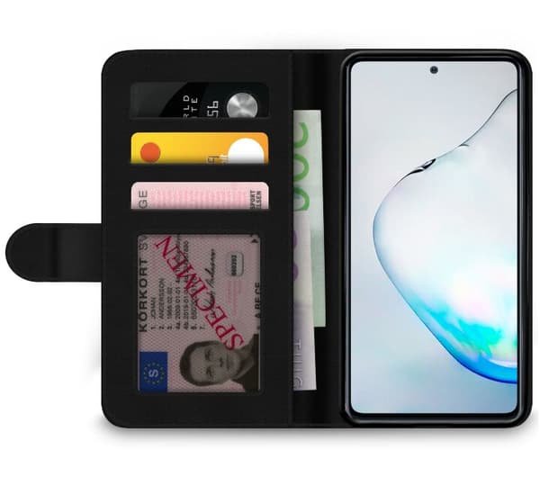 Kompatibelt Plånboksfodral till Samsung Galaxy Note 10 Lite logotyp