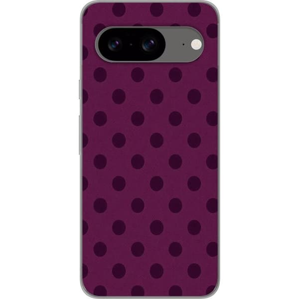 Kompatibelt Mobilskal till Google Pixel 8 Plum Dots