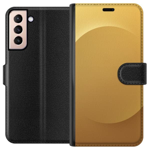 Kompatibelt Lommeboketui til Samsung Galaxy S21 Gull Flekk