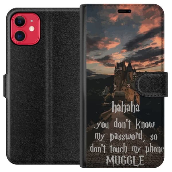 Kompatibelt Plånboksfodral till Apple iPhone 11 Harry Potter Text