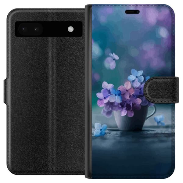 Kompatibel Tegnebogsetui til Google Pixel 6a Blomster Sød