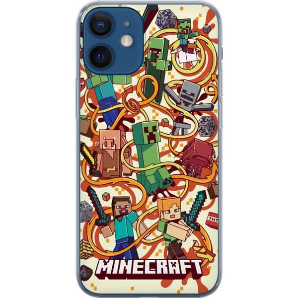 Yhteensopiva Puhelinkuori Apple iPhone 12 mini Minecraft