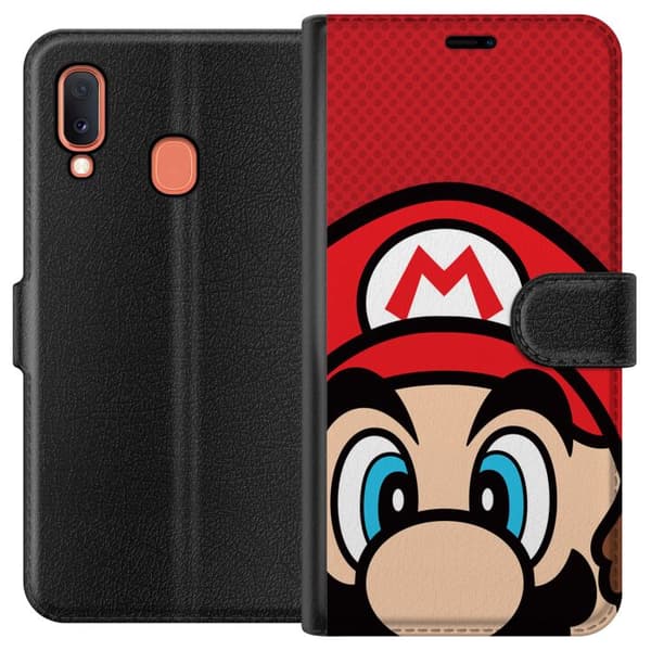 Kompatibelt Plånboksfodral till Samsung Galaxy A20e Mario
