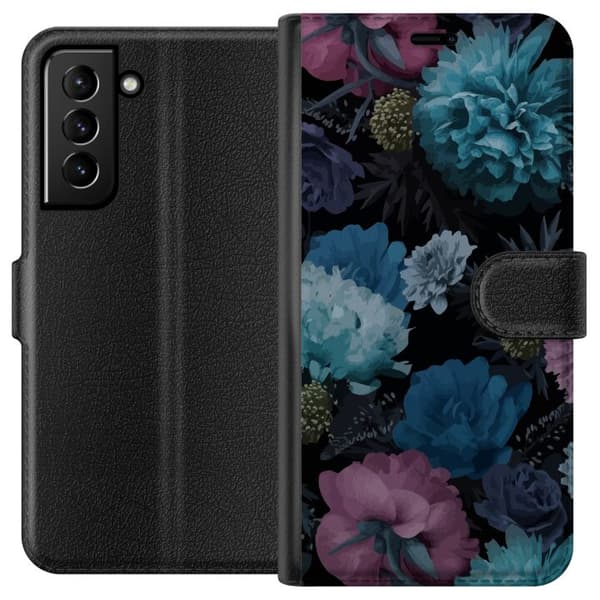 Kompatibelt Lommeboketui til Samsung Galaxy S21+ 5G Blomster