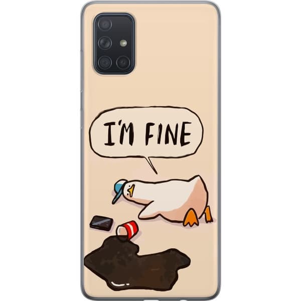 Kompatibelt Mobilskal till Samsung Galaxy A71 Full Anka