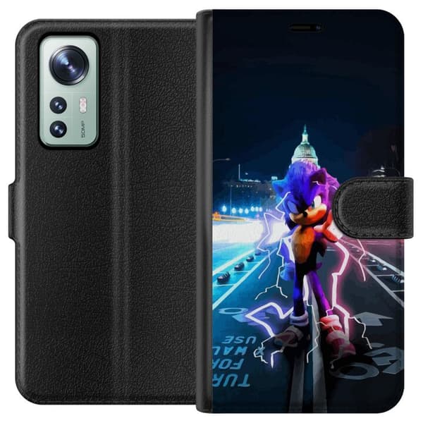 Kompatibel Tegnebogsetui til Xiaomi 12 Sonic the Hedgehog