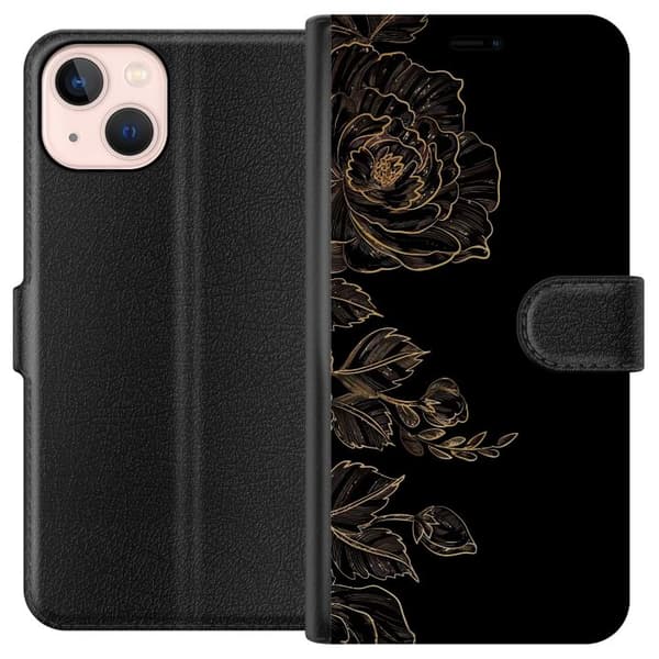 Kompatibelt Plånboksfodral till Apple iPhone 13 mini Blommor