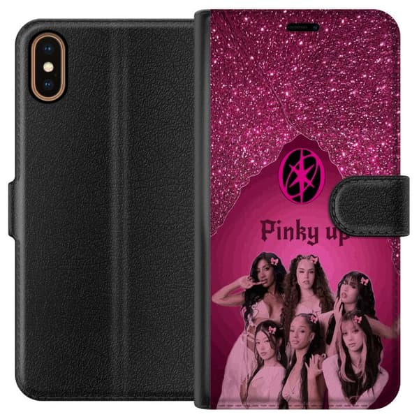 Kompatibel Tegnebogsetui til Apple iPhone X KATSEYE Pinky Up
