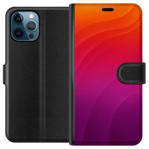 Yhteensopiva Lompakkokotelo Apple iPhone 12 Pro Sunset Waves