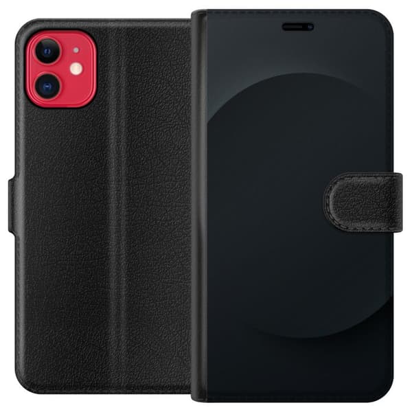 Kompatibel Tegnebogsetui til Apple iPhone 11 Sort prik