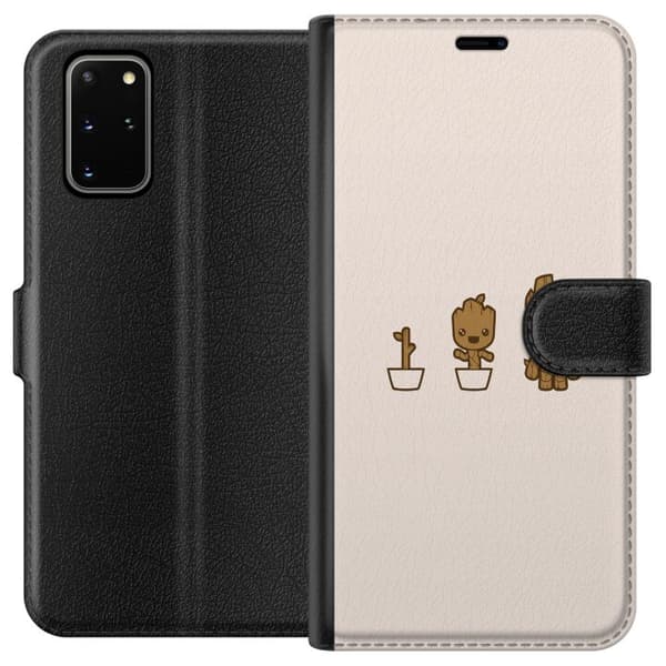 Kompatibelt Plånboksfodral till Samsung Galaxy S20+ Groot