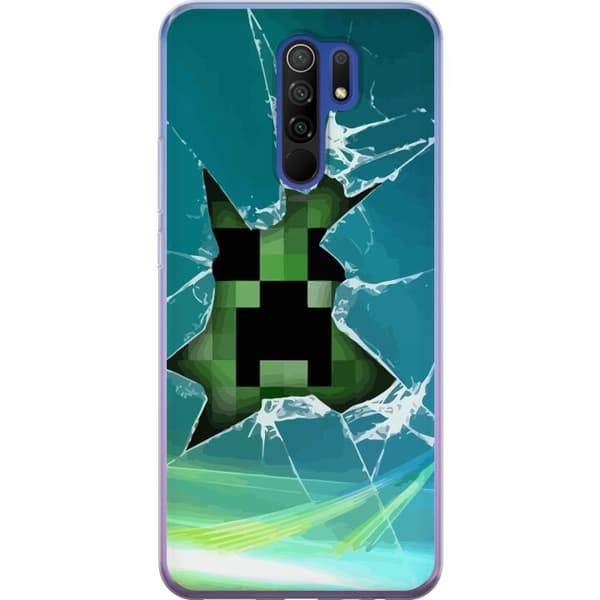 Kompatibelt Mobilskal till Xiaomi Redmi 9 MineCraft