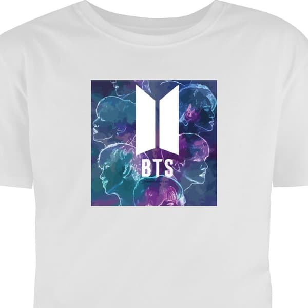 Vuxen-T-shirt Vit Small BTS BTS Vit Small