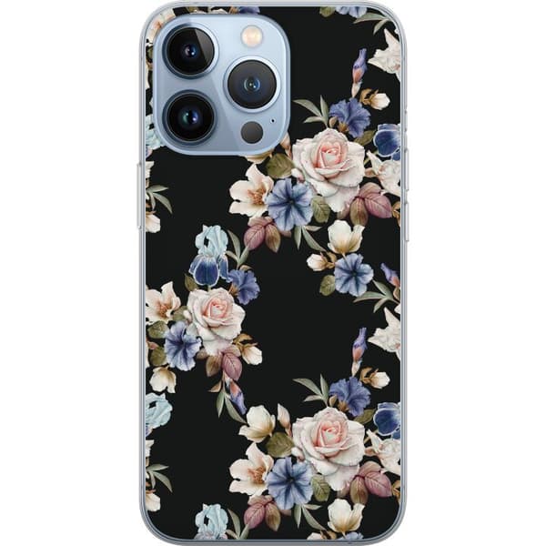 Kompatibelt Mobilskal till Apple iPhone 13 Pro Blommor