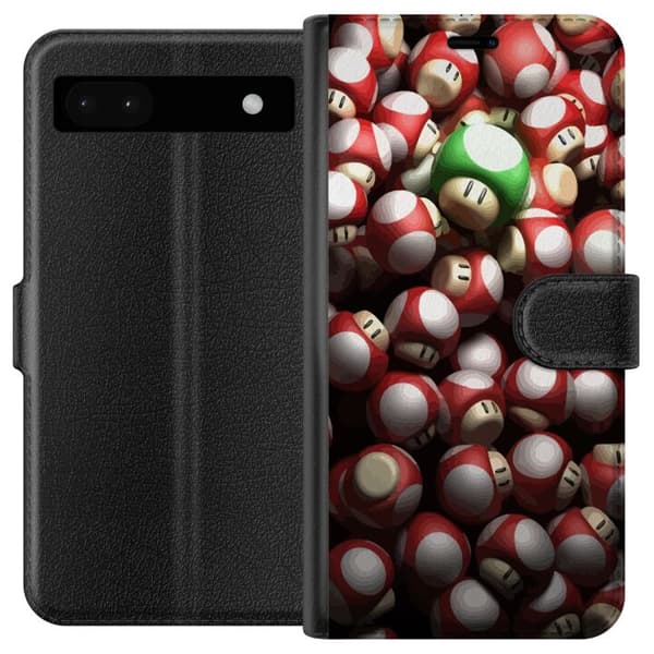 Kompatibel Tegnebogsetui til Google Pixel 6a Super Mario Bros