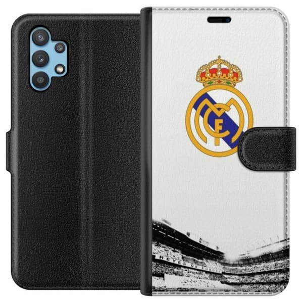 Kompatibelt Plånboksfodral till Samsung Galaxy A32 5G Real Madrid
