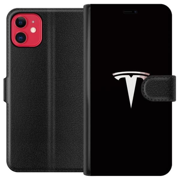Kompatibelt Plånboksfodral till Apple iPhone 11 Tesla