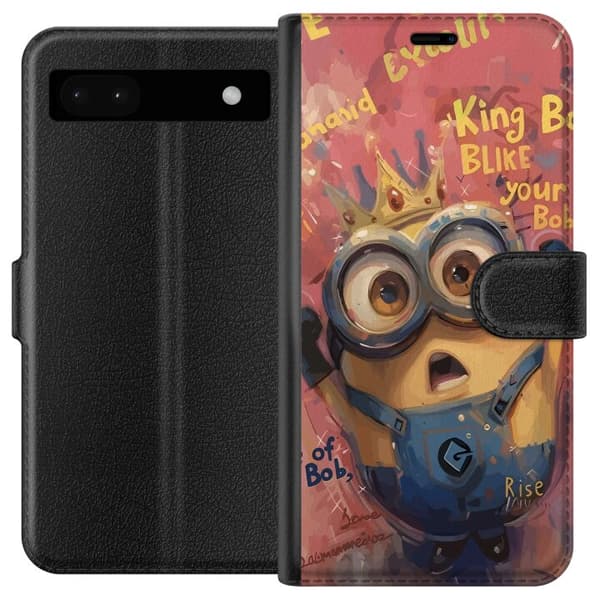 Kompatibel Tegnebogsetui til Google Pixel 6a Minion Med Krona