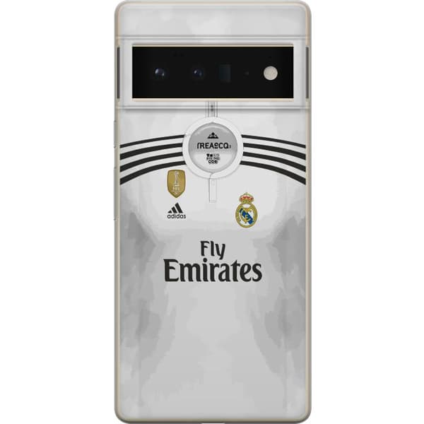 Kompatibelt Mobildeksel til Google Pixel 6 Pro Vit fotbollströja