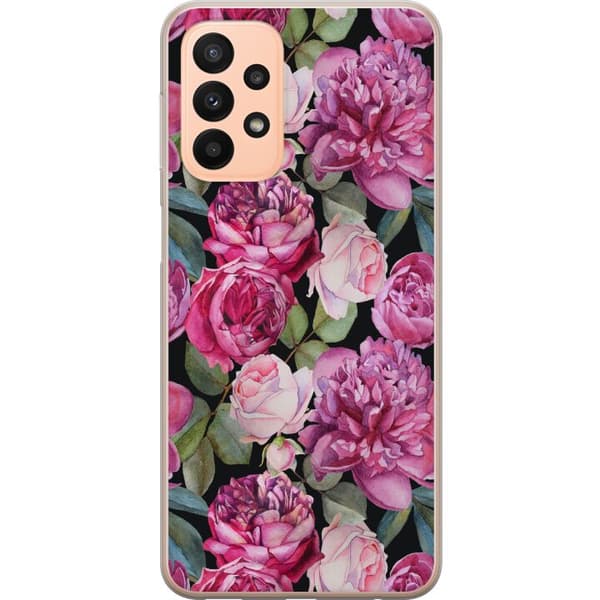 Kompatibelt Mobilskal till Samsung Galaxy A23 Blommor
