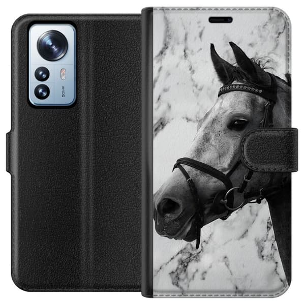Kompatibelt Plånboksfodral till Xiaomi 12 Pro Häst