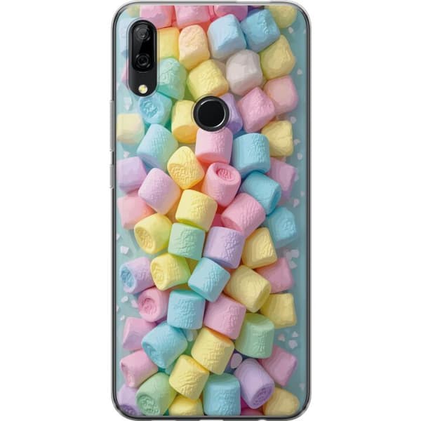 Kompatibelt Mobildeksel til Huawei P Smart Z Søt godisdesign med marshmallows