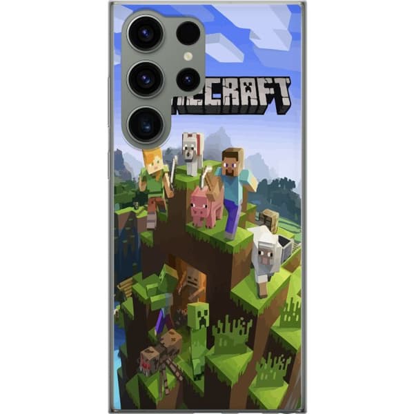 Kompatibelt Mobildeksel til Samsung Galaxy S23 Ultra Minecraft