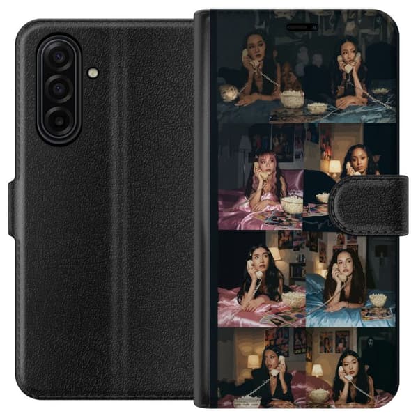Kompatibel Tegnebogsetui til Samsung Galaxy A17 5G KATSEYE retro telefoncollage