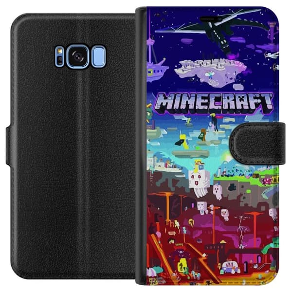 Kompatibelt Lommeboketui til Samsung Galaxy S8 Minecraft