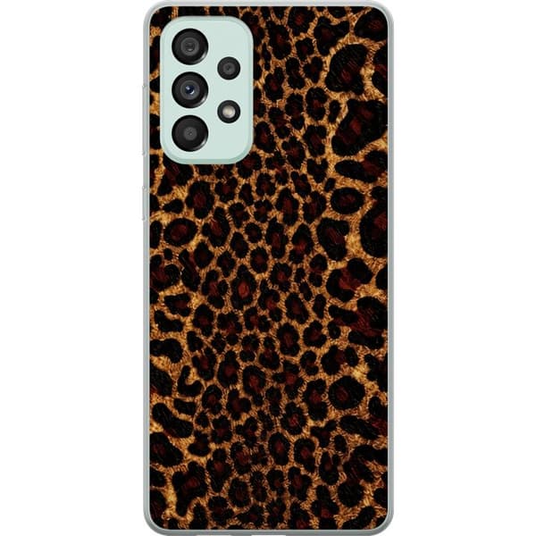 Kompatibelt Mobildeksel til Samsung Galaxy A73 5G Leopardikon