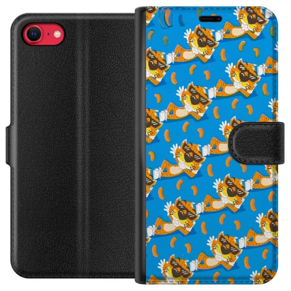 Kompatibelt Lommeboketui til Apple iPhone 8 Leken Chester Cheetah-motiv