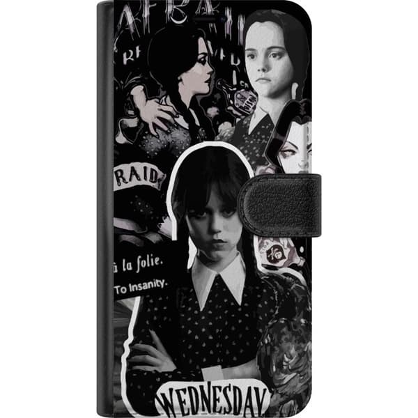 Kompatibelt Plånboksfodral till Samsung Galaxy A20e Wednesday Addams