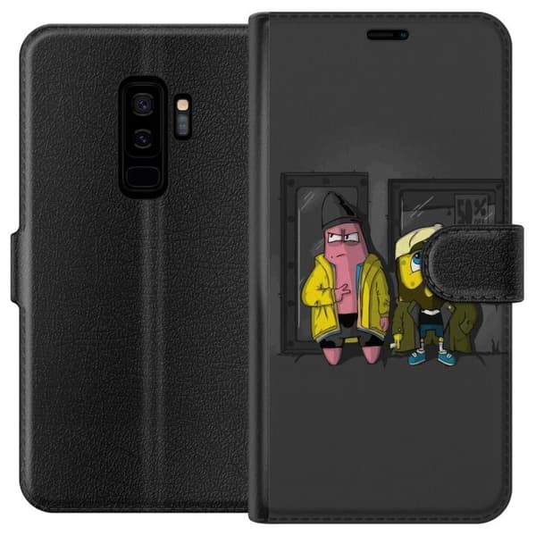 Kompatibelt Plånboksfodral till Samsung Galaxy S9+ Spongebob