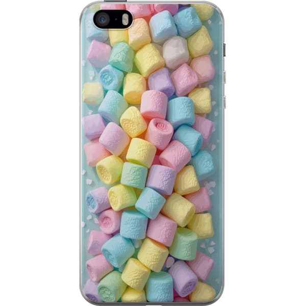 Kompatibelt Mobilskal till Apple iPhone SE (2016) Söt godisdesign med marshmallows