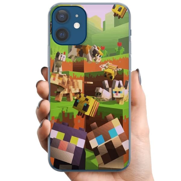 Yhteensopiva Puhelinkuori Apple iPhone 12 MineCraft