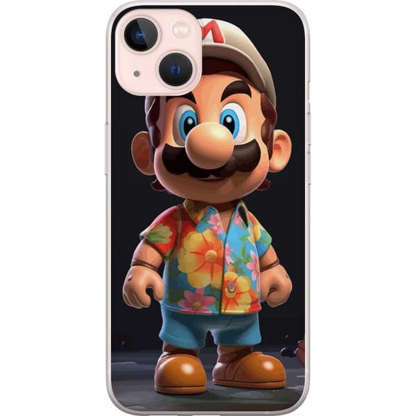 Kompatibelt Mobildeksel til Apple iPhone 13 Super Mario