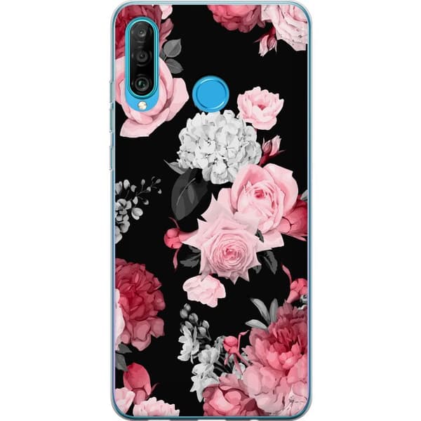 Kompatibelt Mobilskal till Huawei P30 lite Floral Bloom