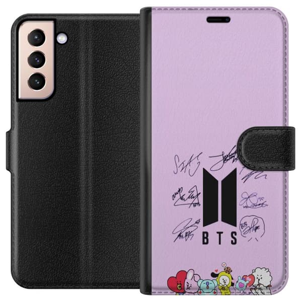 Kompatibelt Plånboksfodral till Samsung Galaxy S21 BTS