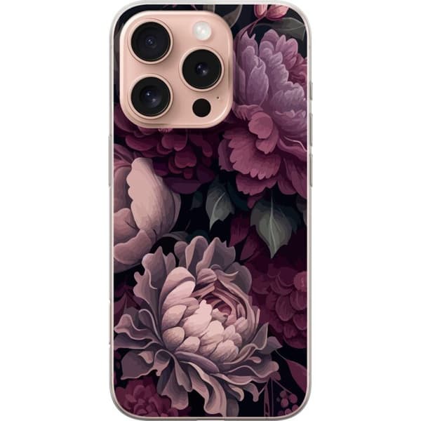 Kompatibelt Mobilskal till Apple iPhone 16 Pro Blommor