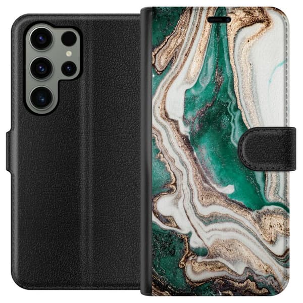 Kompatibel Tegnebogsetui til Samsung Galaxy S23 Ultra Jungle