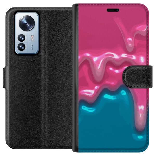Kompatibel Tegnebogsetui til Xiaomi 12 Pro Farve