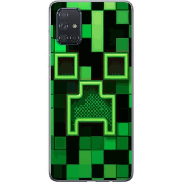 Kompatibelt Mobildeksel til Samsung Galaxy A71 Minecraft