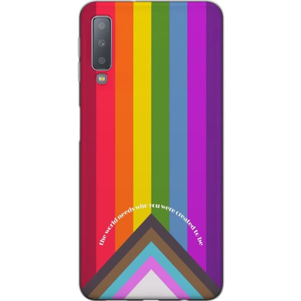 Kompatibelt Mobildeksel til Samsung Galaxy A7 (2018) Hei verden!