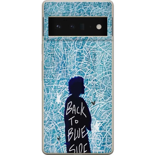 Yhteensopiva Puhelinkuori Google Pixel 6 Pro Back To Blue Side