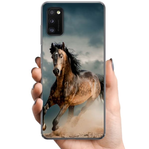 Kompatibelt Mobildeksel til Samsung Galaxy A41 Hest